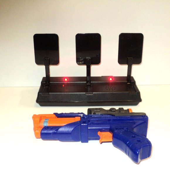 Electric Shooting Target for Toy Blaster 9.5 x 4 x 6 " w/ Dart Zone XLS Nerf Gun - Picture 4 of 6